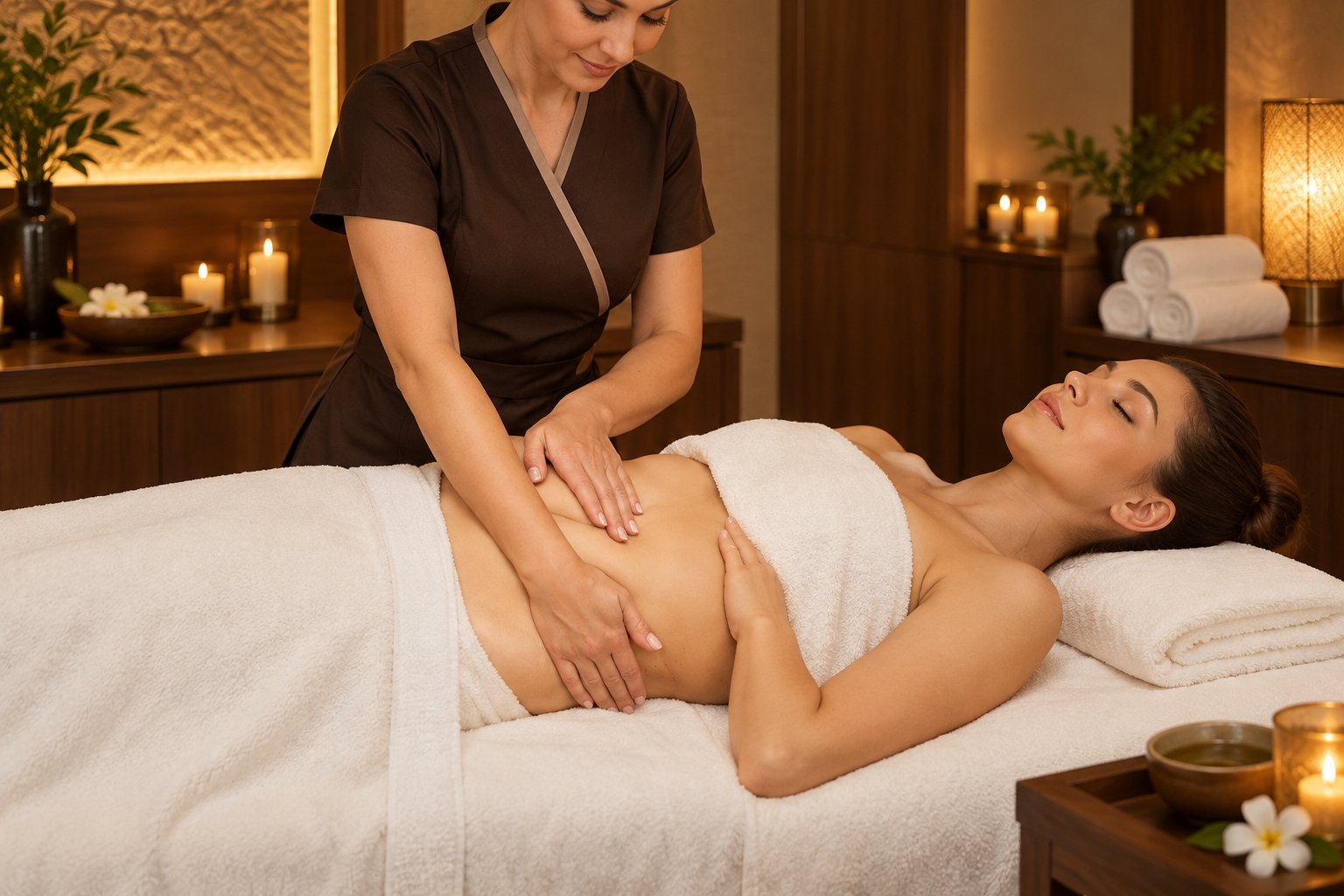 MASSAGE IN RÜCKENLAGE